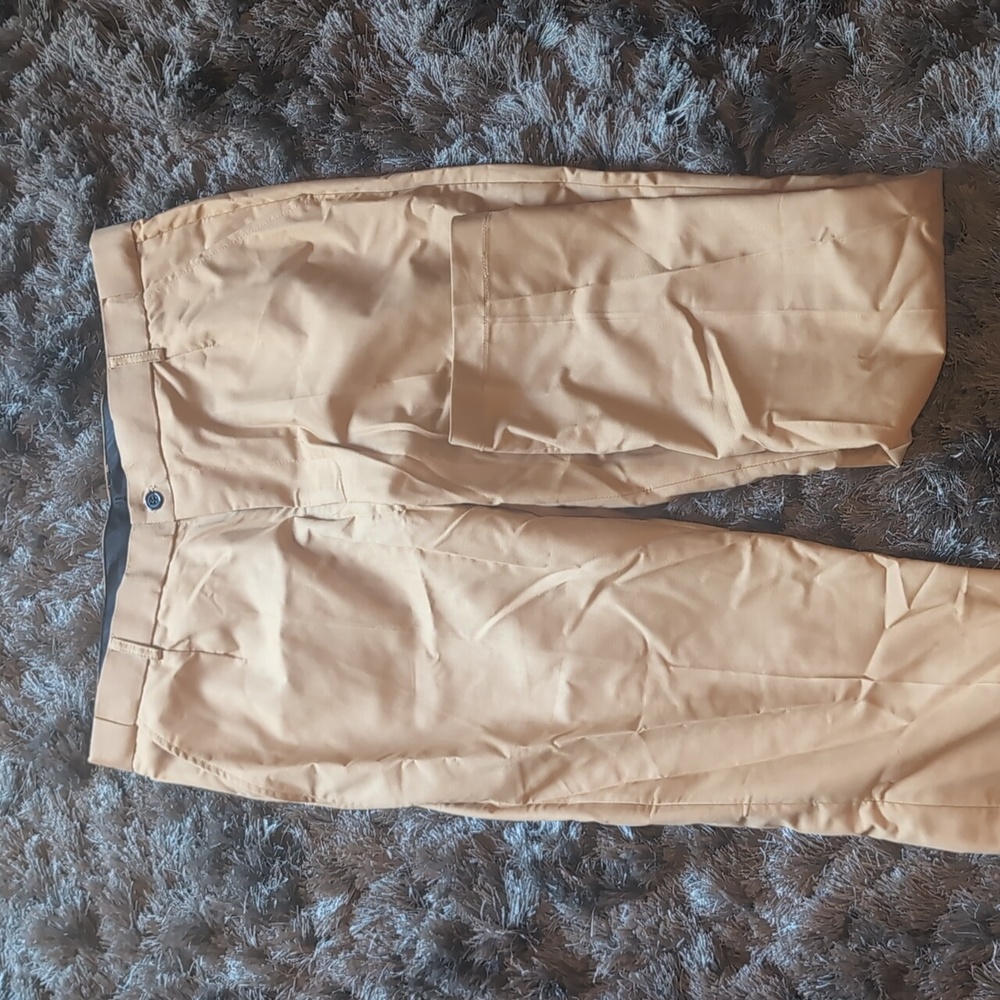 Women's Tailored 3 Piece Dress Suit In Tan - Picture 11 of 14